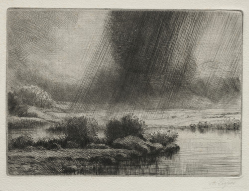 Gallery Edition study of Alphonse Legros's A Storm.
