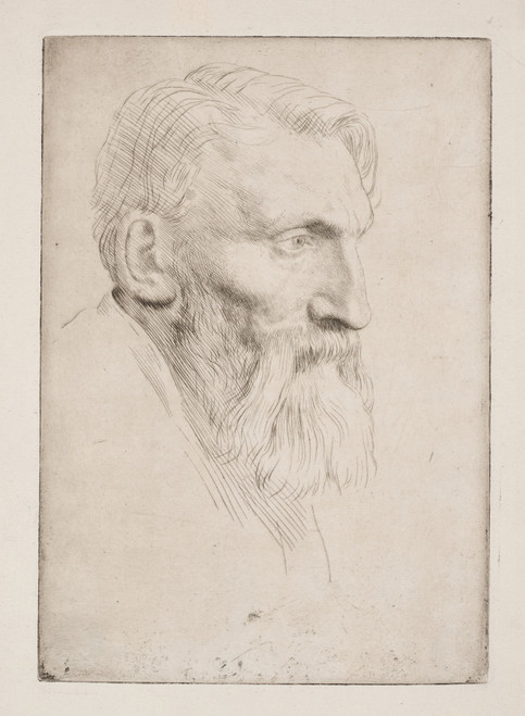Gallery Edition study of Alphonse Legros's Auguste Rodin.