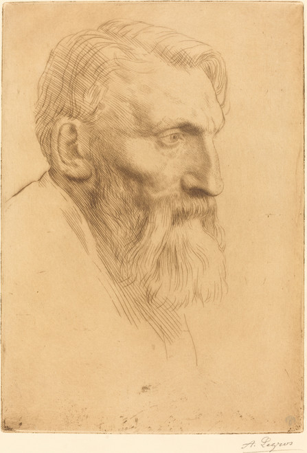 Gallery Edition study of Alphonse Legros's Auguste Rodin II.