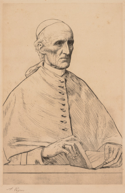 Gallery Edition study of Alphonse Legros's Cardinal Manning.