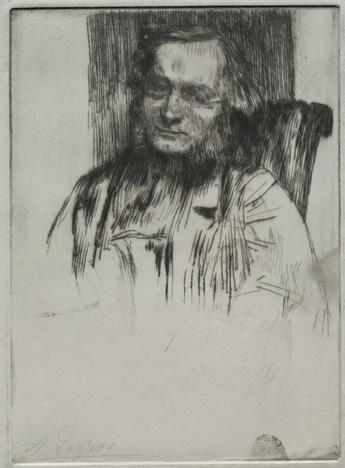 Gallery Edition study of Alphonse Legros's Edwin Edwards.