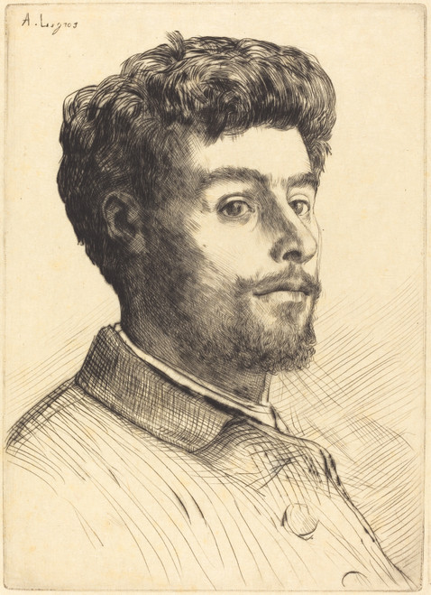 Gallery Edition study of Alphonse Legros's Frederic Regamey.