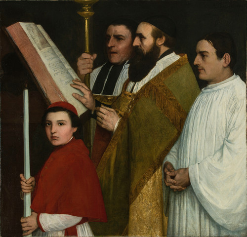 Gallery Edition study of Alphonse Legros's Le lutrin.