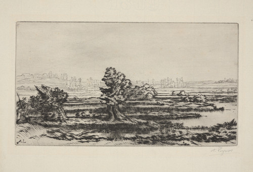 Gallery Edition study of Alphonse Legros's Peat-bogs.