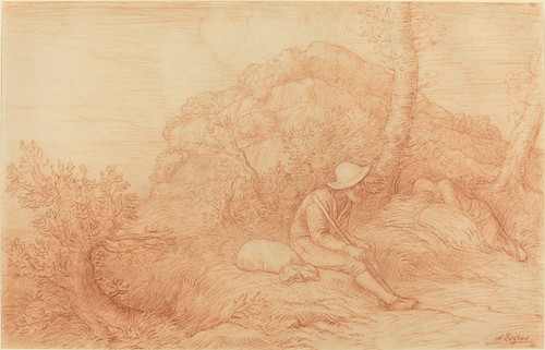 Gallery Edition study of Alphonse Legros's Rest.