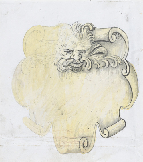 Gallery Edition study of Alphonse Legros's Study for a bronze name plate for Edward D. Adams.