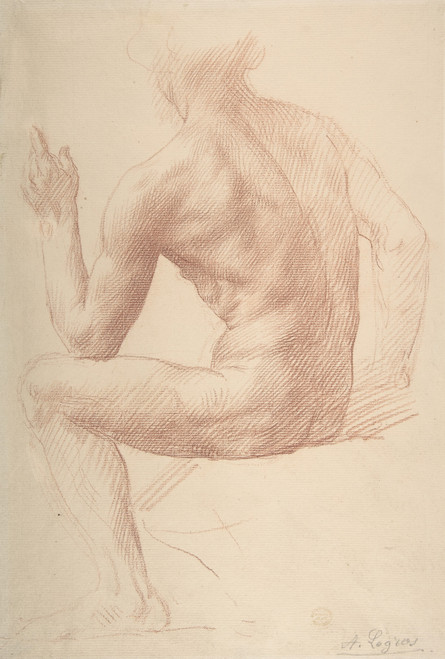 Gallery Edition study of Alphonse Legros's Study of a Figure.