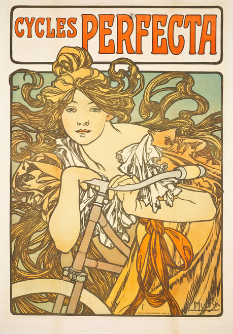 Gallery Edition study of Alphonse Mucha's Cycles Perfecta.