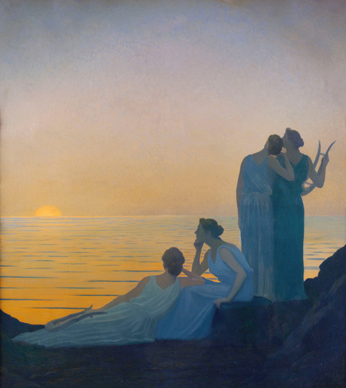 Gallery Edition study of Alphonse Osbert's Soir antique.