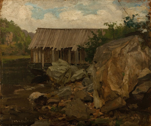 Gallery Edition study of Amaldus Nielsen's Hitterøe.