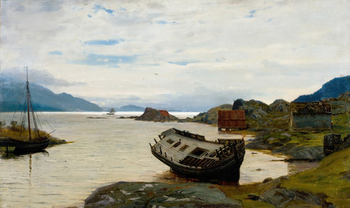 Gallery Edition study of Amaldus Nielsen's Jaktevrak, Ølve.