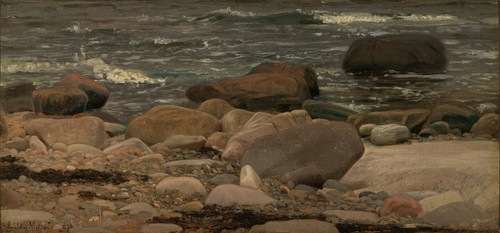 Gallery Edition study of Amaldus Nielsen's Stenstudie, Hvaler.
