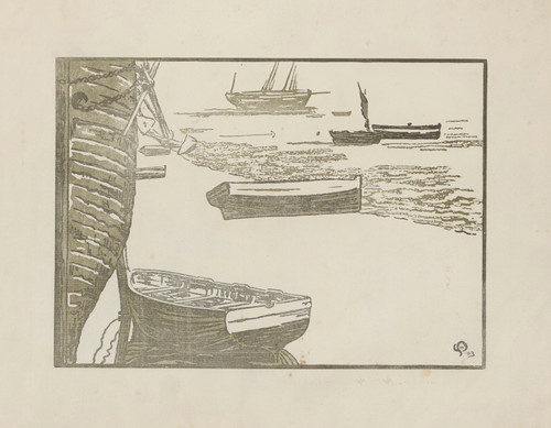 Gallery Edition study of Amédée Joyau's Roscoff, Brume.