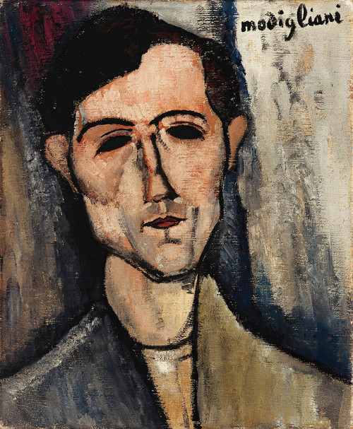 Gallery Edition study of Amedeo Modigliani's A Man.