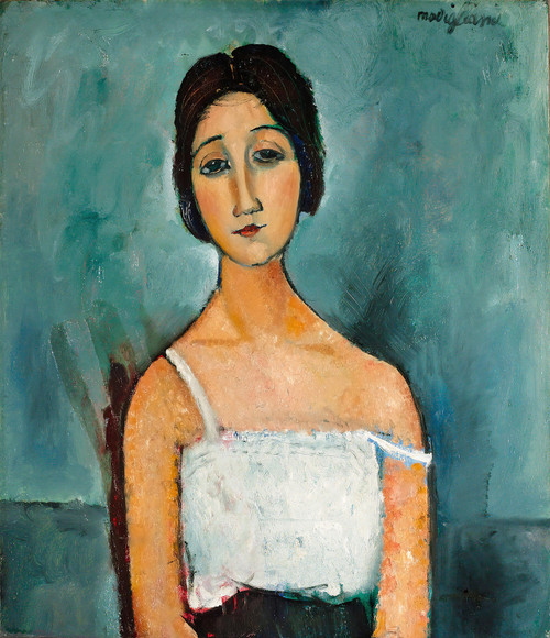 Gallery Edition study of Amedeo Modigliani's Christina.