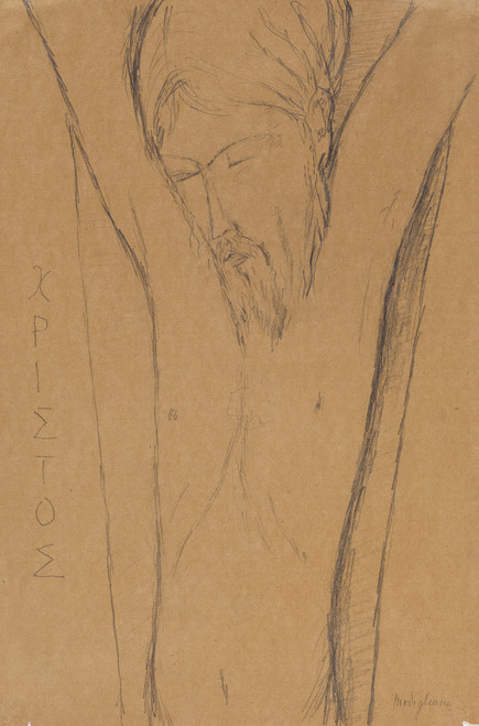 Gallery Edition study of Amedeo Modigliani's Christus.