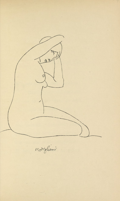 Gallery Edition study of Amedeo Modigliani's Les nymphes 1.