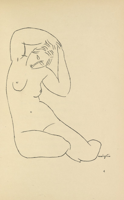 Gallery Edition study of Amedeo Modigliani's Les nymphes 4.