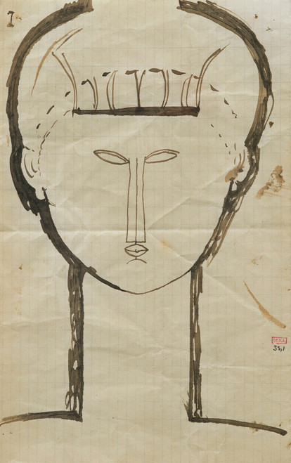 Gallery Edition study of Amedeo Modigliani's Tête.