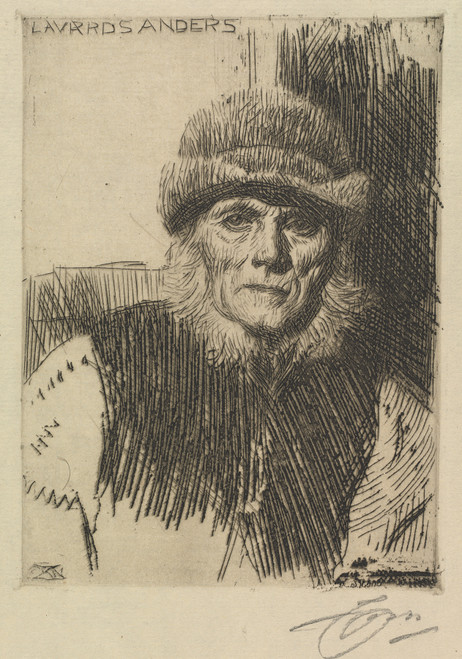 Gallery Edition study of Anders Zorn's Dalecarlian Peasant.