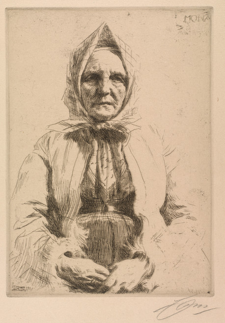 Gallery Edition study of Anders Zorn's Mona.