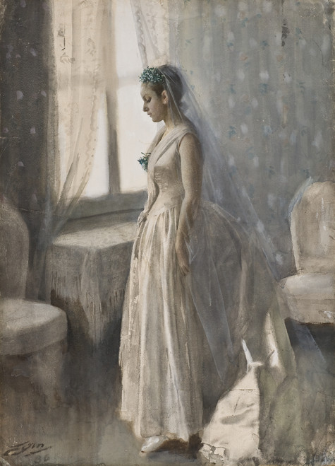 Gallery Edition study of Anders Zorn's The Bride.