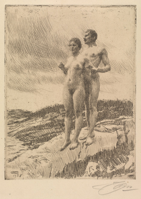Gallery Edition study of Anders Zorn's The Two.