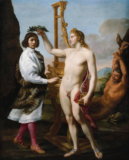 Gallery Edition study of Andrea Sacchi's Marcantonio Pasqualini Crowned By Apollo.