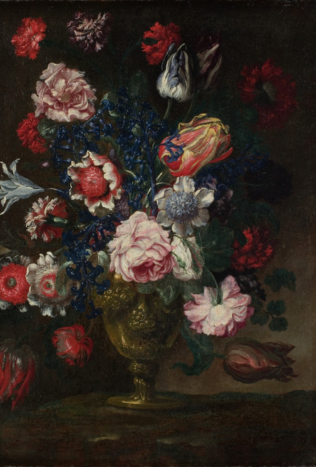 Gallery Edition study of Andrea Scacciati's Flowerpiece.