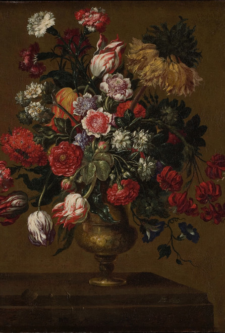 Gallery Edition study of Andrea Scacciati's Flowerpiece.