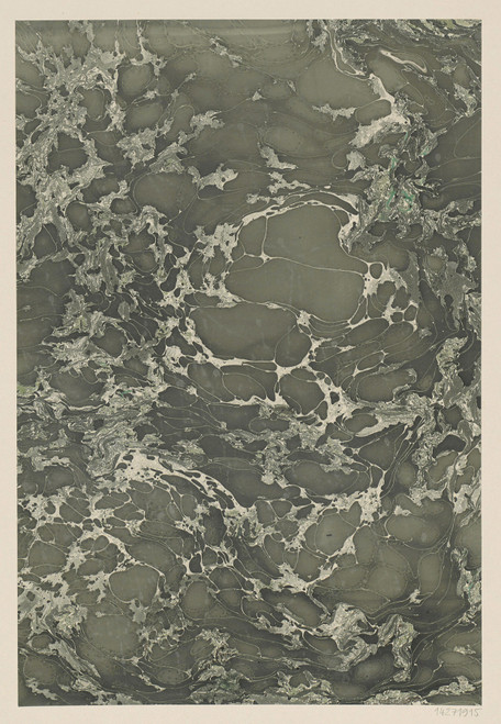 Gallery Edition study of Andreas Haussmann's Marmorpapier (Ölmarmor).