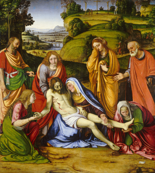 Gallery Edition study of Andrea Solario's Lamentation.