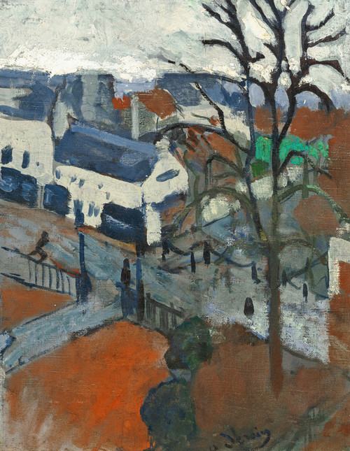 Gallery Edition study of André Derain's Chatou sous la pluie.