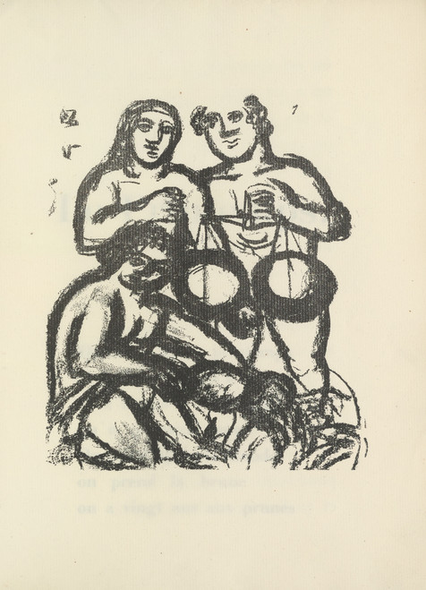 Gallery Edition study of André Derain's Le Printemps.