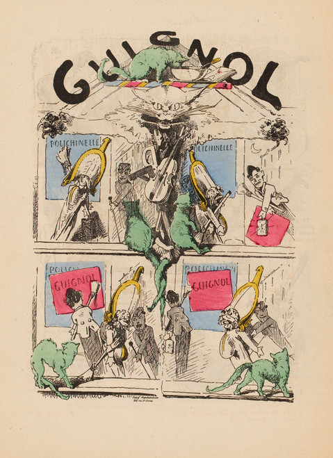 Gallery Edition study of André Gill's Guignol.