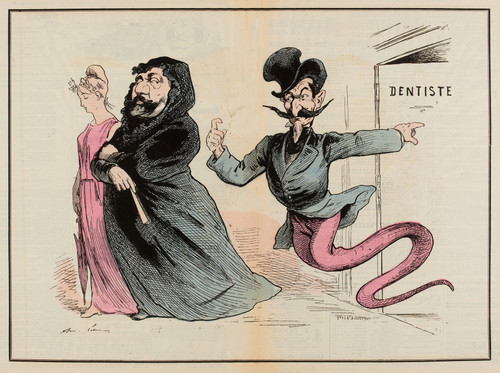 Gallery Edition study of André Gill's Le dentiste.