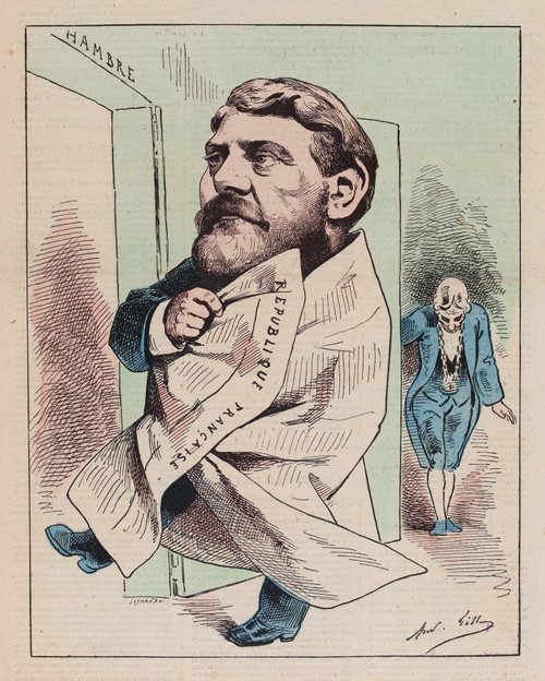 Gallery Edition study of André Gill's Le député Spuller.