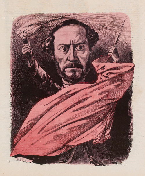 Gallery Edition study of André Gill's Le général Prim.