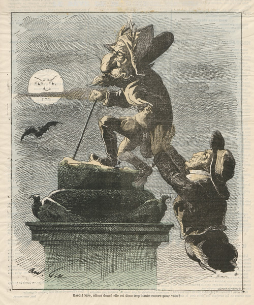 Gallery Edition study of André Gill's Le rêve de M. Rouher.