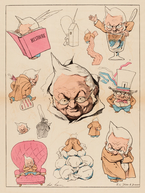 Gallery Edition study of André Gill's Lui.