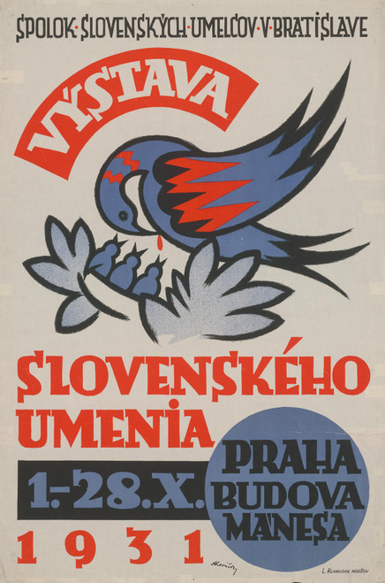 Gallery Edition study of Andrej Kováčik's Výstava Slovenského umenia.