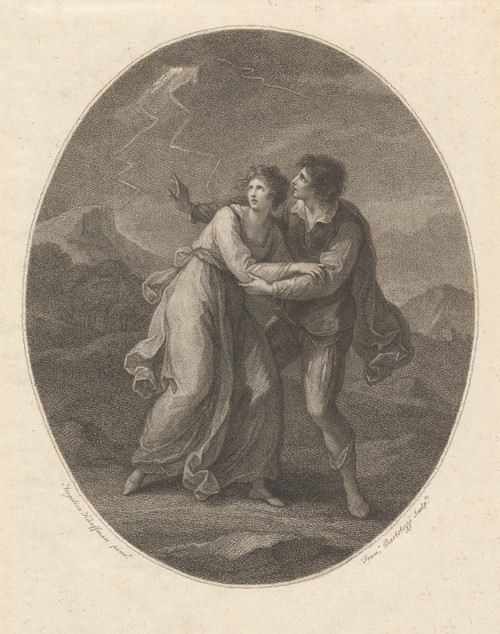 Gallery Edition study of Angelica Kauffmann's Celadon and Amelia.