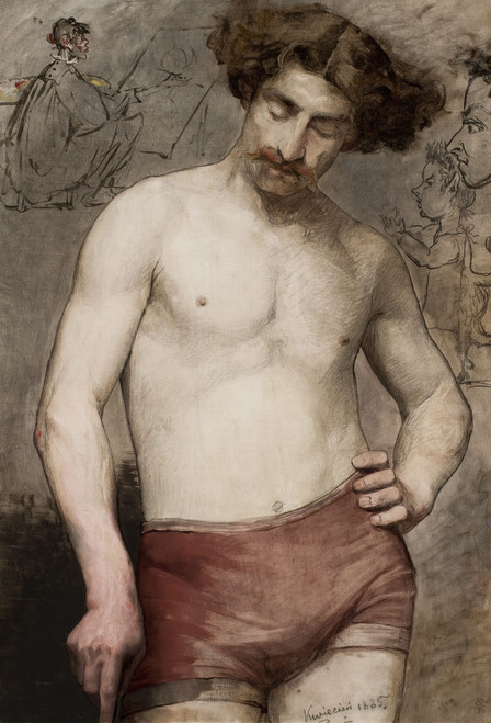 Gallery Edition study of Anna Bilińska-Bohdanowicz's Male semi-nude – study.