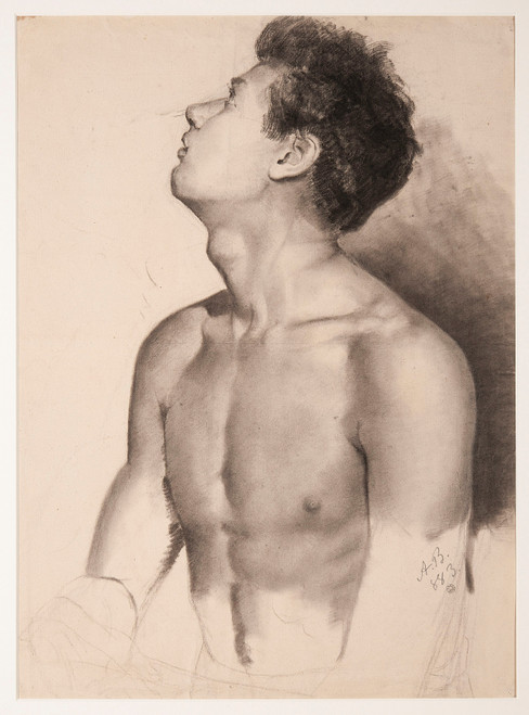 Gallery Edition study of Anna Bilińska-Bohdanowicz's Semi-Nude Male – academic study.