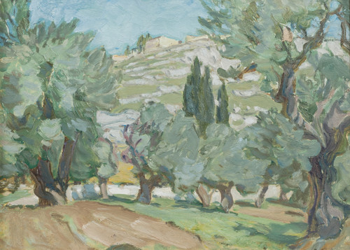 Gallery Edition study of Anna Boberg's Study from Jerusalem.