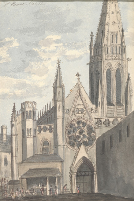 Gallery Edition study of Anne Rushout's Saint-Pierre, Caen.