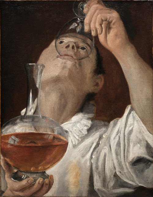Gallery Edition study of Annibale Carracci's Boy Drinking.