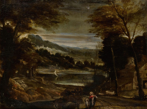 Gallery Edition study of Annibale Carracci's The Return from the Flight into Egypt.
