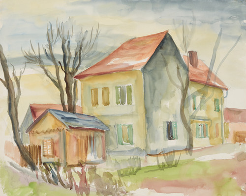 Gallery Edition study of Anny Dollschein's Bei der Steinbachmaut.