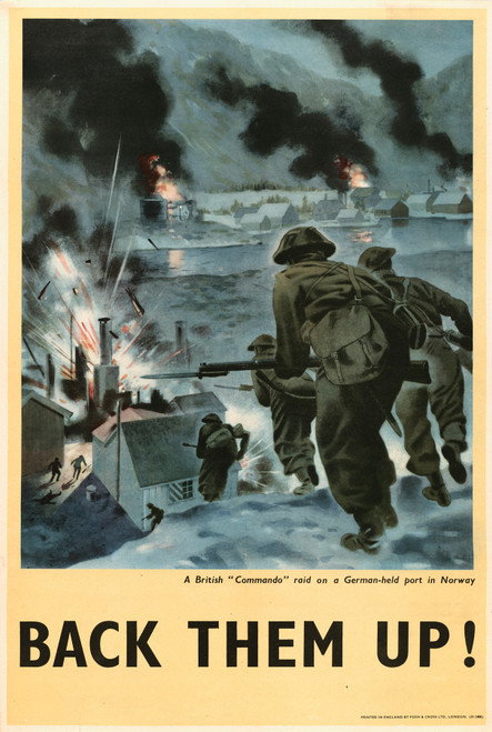 Gallery Edition study of Anonymous's A British ‘Commando’ Raid on a German-Held Port in Norway – Back Them Up!.